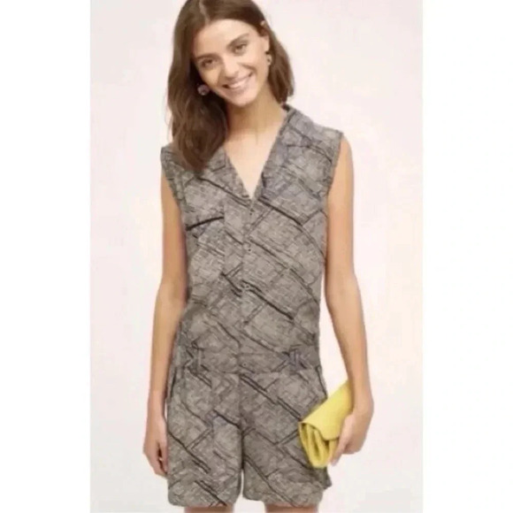 NWT Anthropologie Hei Hei Romper Size XS - Picture 1 of 6